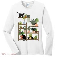 Cats And Plants Women's Long Sleeve Shirt thumb 0