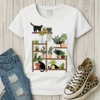 Cats And Plants Women's T-Shirt thumb 3