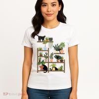 Cats And Plants Women's T-Shirt thumb 4