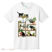 Cats And Plants Kids T-Shirt thumb 0