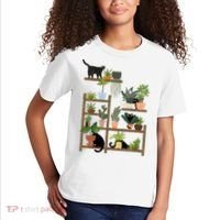 Cats And Plants Kids T-Shirt thumb 2