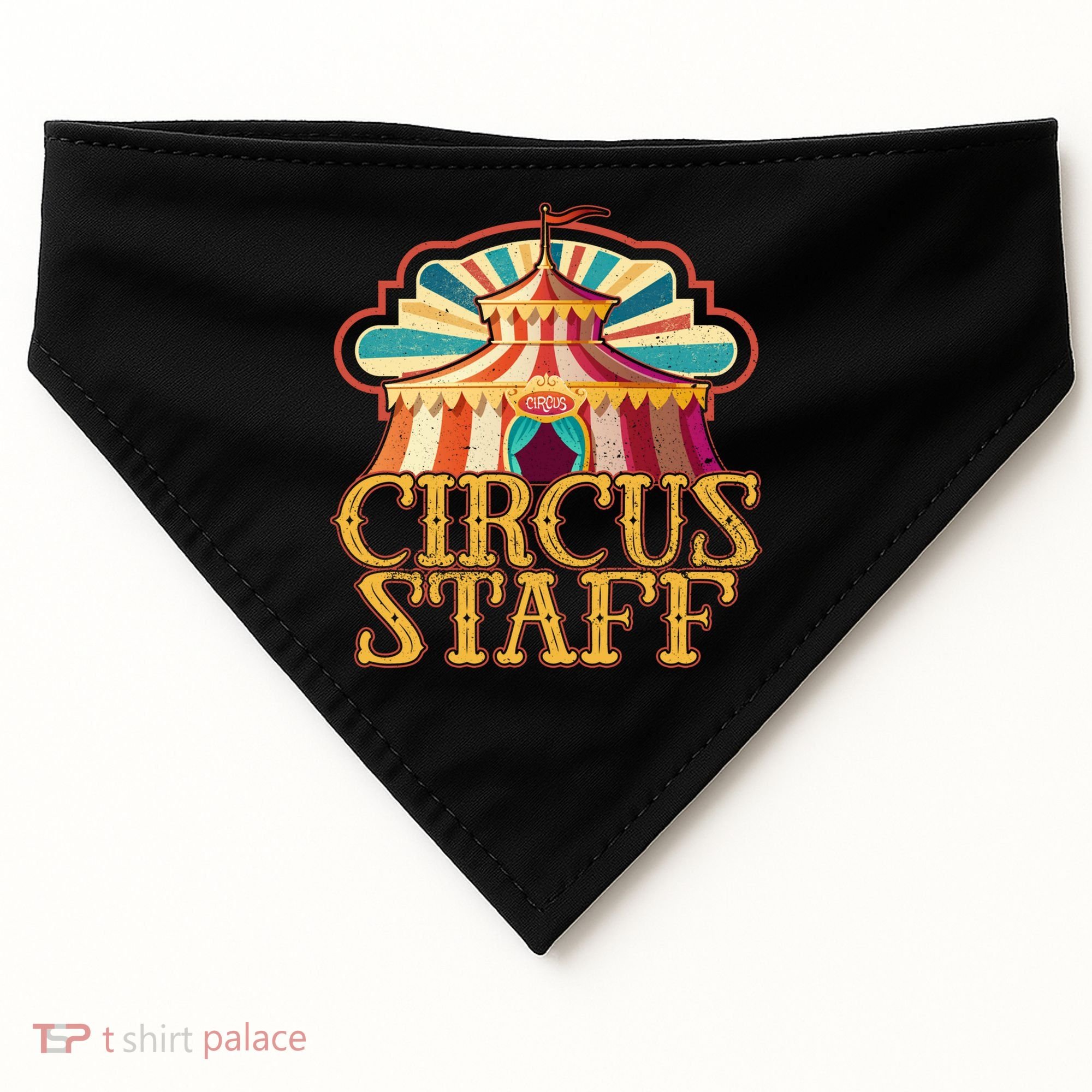 Circus Artist Party Costume Circus Staff Carnie Circus Great Gift USA-Made Doggie Bandana