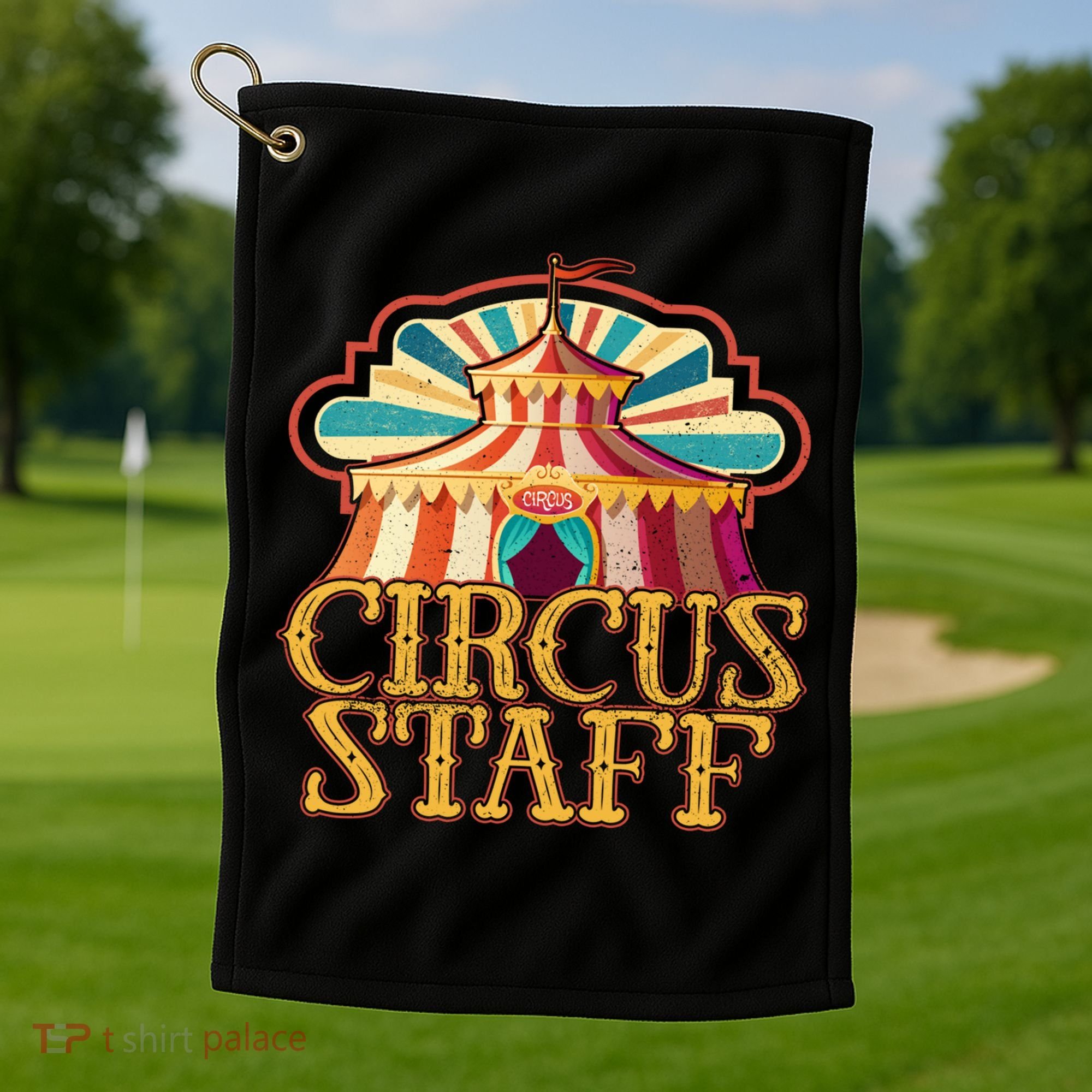 Circus Artist Party Costume Circus Staff Carnie Circus Great Gift Golf Towel