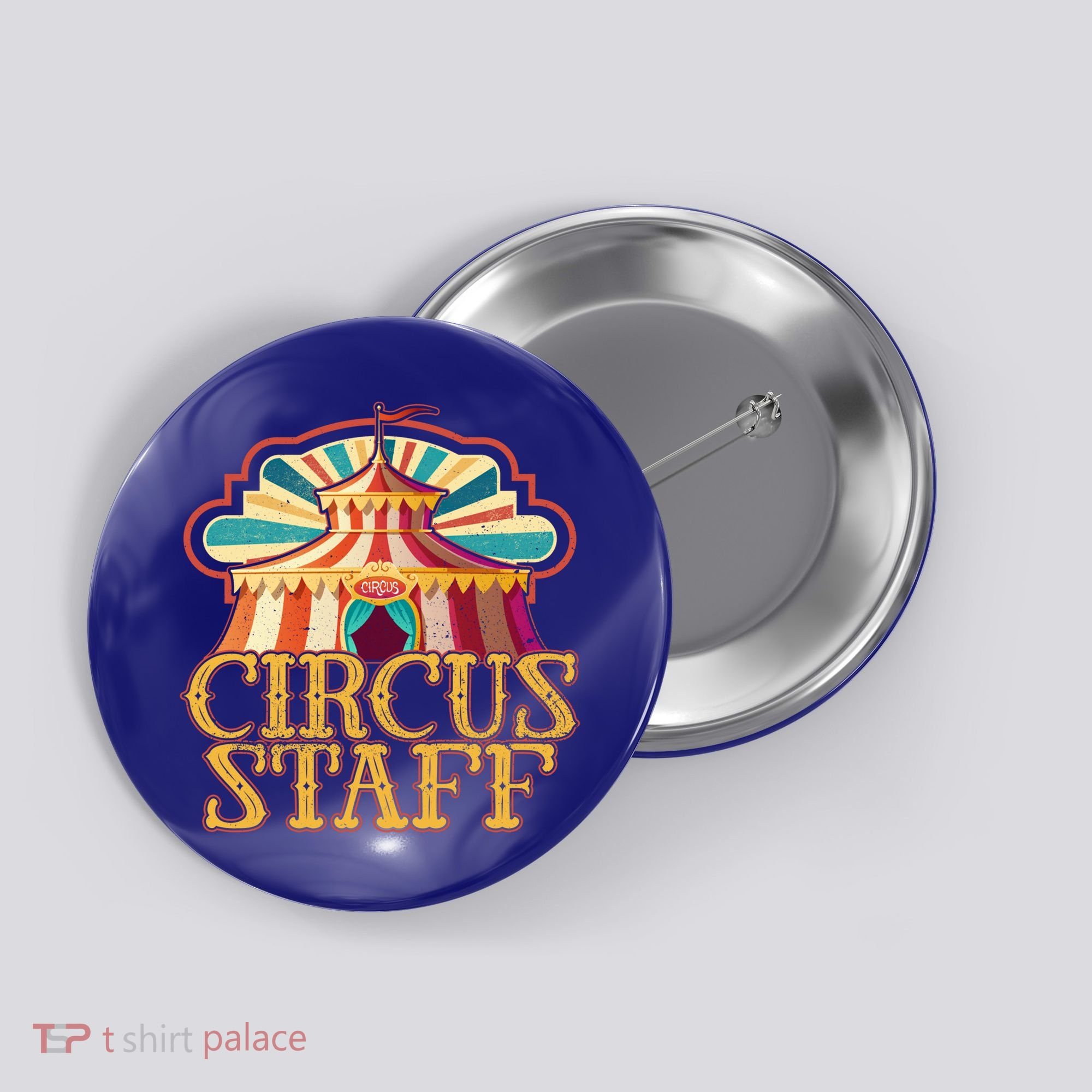 Circus Artist Party Costume Circus Staff Carnie Circus Great Gift Button