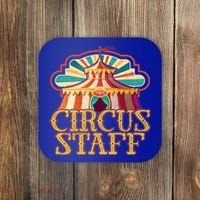 Circus Artist Party Costume Circus Staff Carnie Circus Great Gift Coaster thumb 0