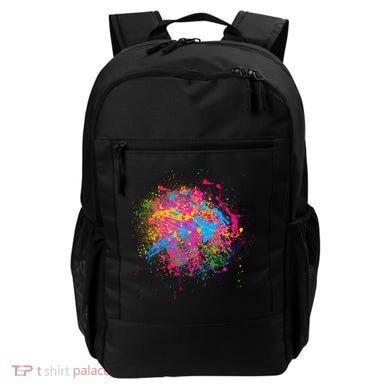 Colorful Artsy Paint Splat Backpack