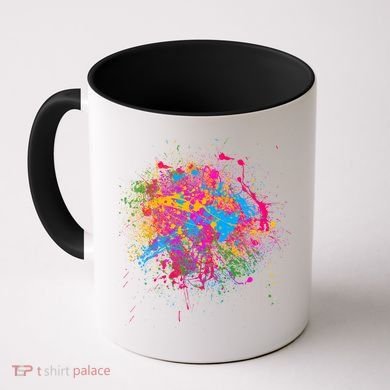 Colorful Artsy Paint Splat Coffee Mug