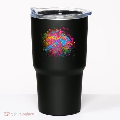 Colorful Artsy Paint Splat Tumbler