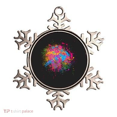 Colorful Artsy Paint Splat Ornament