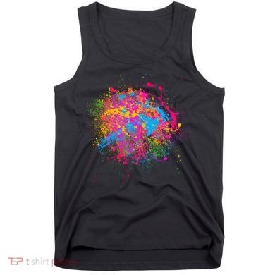 Colorful Artsy Paint Splat Tank Top