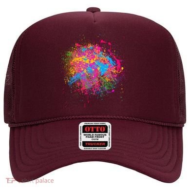 Colorful Artsy Paint Splat Hat