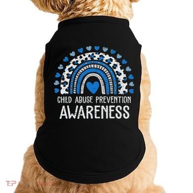 Child Abuse Prevention Rainbow Leopard Child Abuse Awareness Doggie Tank