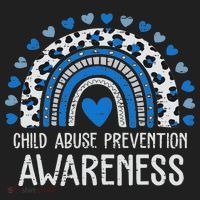 Child Abuse Prevention Rainbow Leopard Child Abuse Awareness Beanie thumb 2