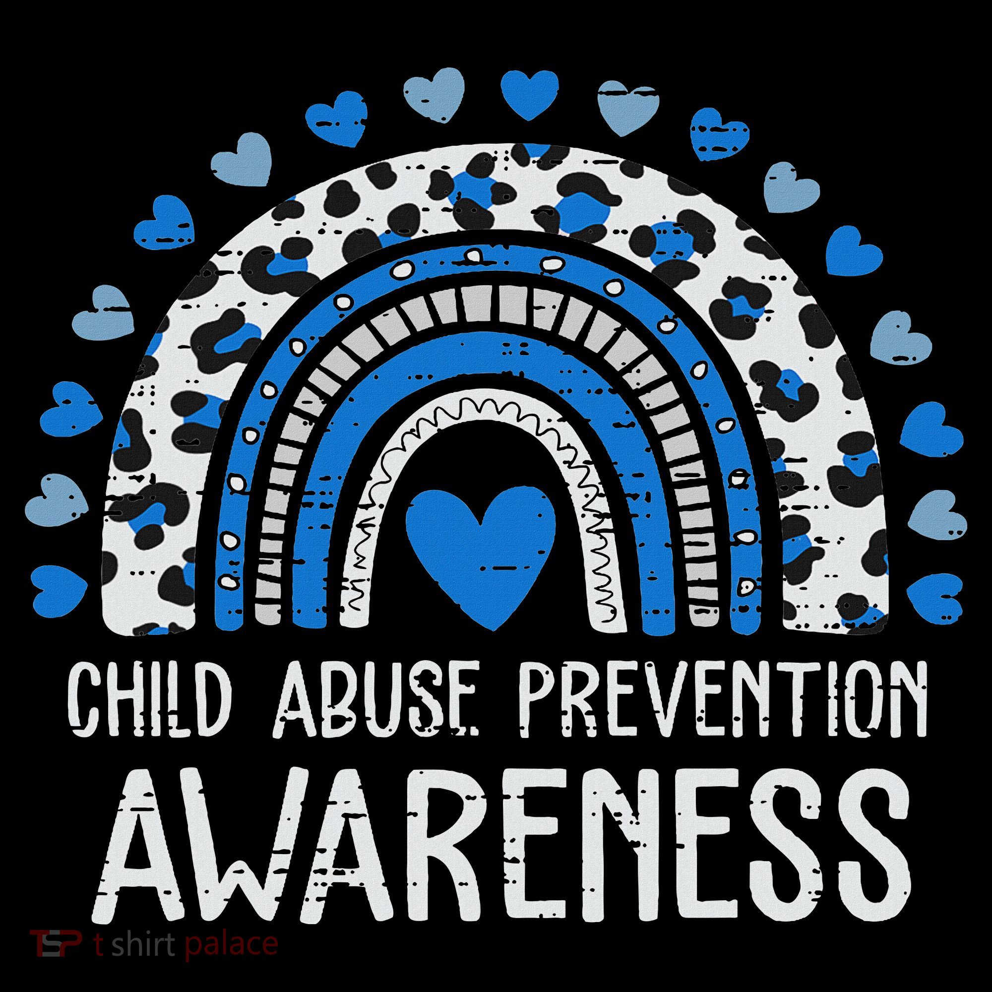Child Abuse Prevention Rainbow Leopard Child Abuse Awareness Mousepad