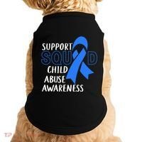 Child Abuse Prevention Month April Support Squad Awareness Gift Doggie Tank thumb 0