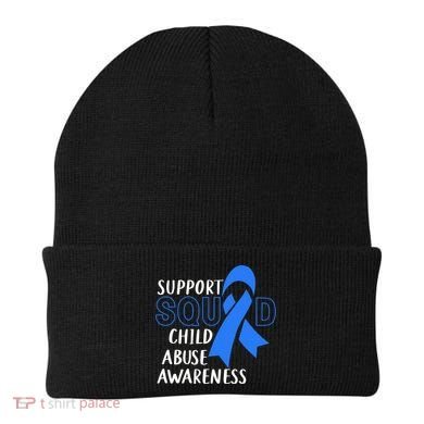 Child Abuse Prevention Month April Support Squad Awareness Gift Beanie