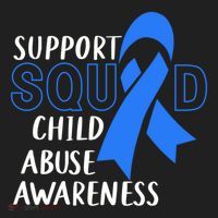Child Abuse Prevention Month April Support Squad Awareness Gift Beanie thumb 2