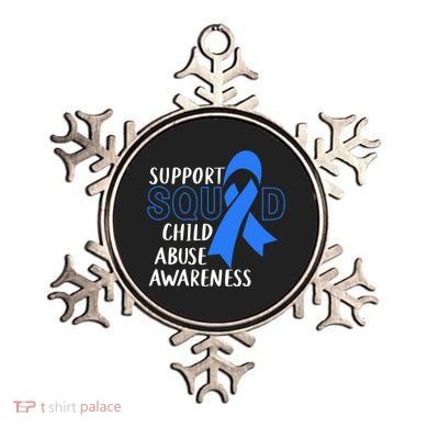 Child Abuse Prevention Month April Support Squad Awareness Gift Ornament