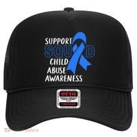 Child Abuse Prevention Month April Support Squad Awareness Gift Hat thumb 0