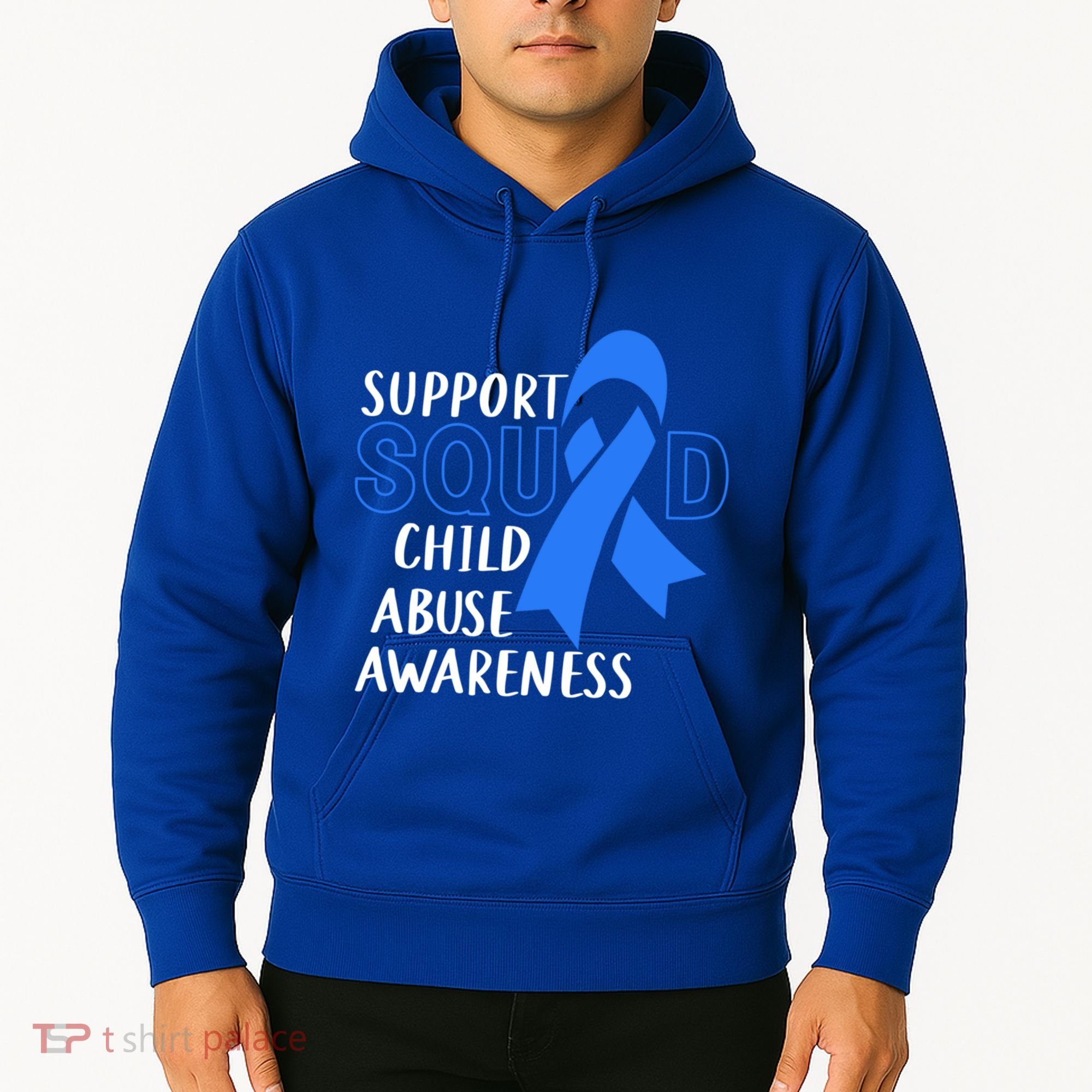 Child Abuse Prevention Month April Support Squad Awareness Gift Hoodie