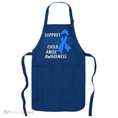 Child Abuse Prevention Month April Support Squad Awareness Gift Apron