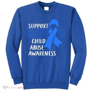 Child Abuse Prevention Month April Support Squad Awareness Gift Sweatshirt