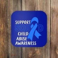 Child Abuse Prevention Month April Support Squad Awareness Gift Coaster thumb 0
