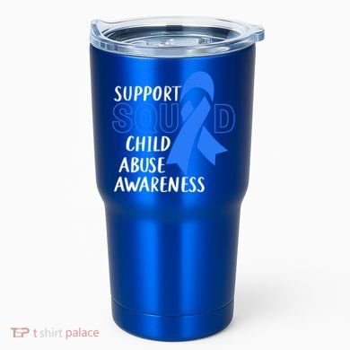 Child Abuse Prevention Month April Support Squad Awareness Gift Tumbler
