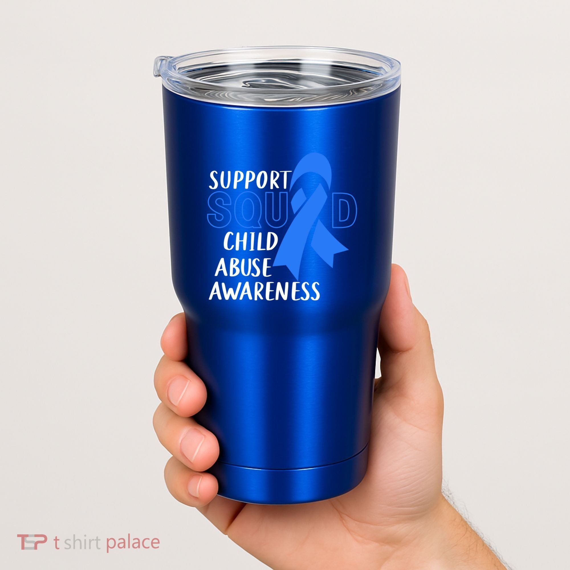 Child Abuse Prevention Month April Support Squad Awareness Gift Tumbler