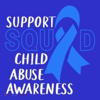 Child Abuse Prevention Month April Support Squad Awareness Gift Kids T-Shirt thumb 4