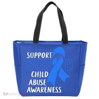 Child Abuse Prevention Month April Support Squad Awareness Gift Tote Bag