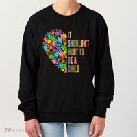 Child Abuse Prevention Month Awareness Cute Gift Funny Gift Women's Sweatshirt thumb 0