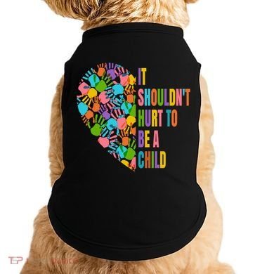 Child Abuse Prevention Month Awareness Cute Gift Funny Gift Doggie Tank