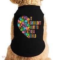 Child Abuse Prevention Month Awareness Cute Gift Funny Gift Doggie Tank thumb 0