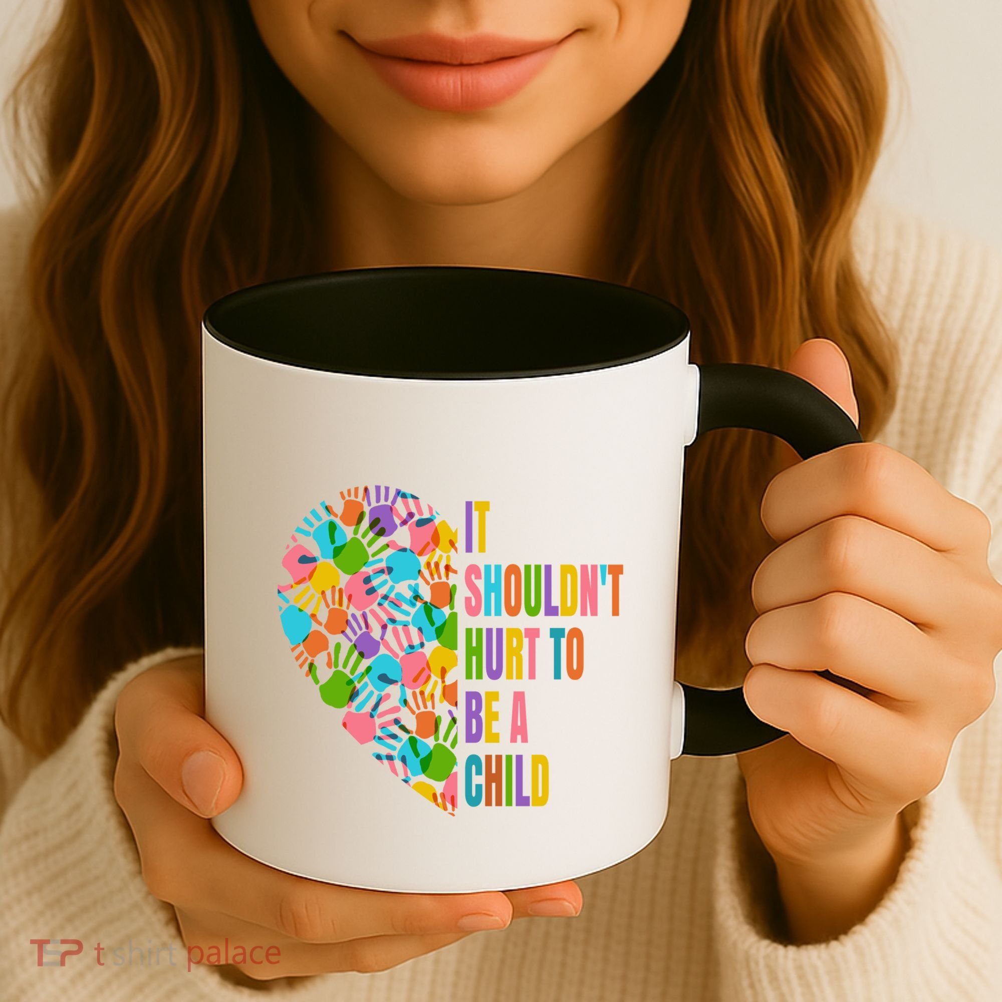 Child Abuse Prevention Month Awareness Cute Gift Funny Gift Coffee Mug