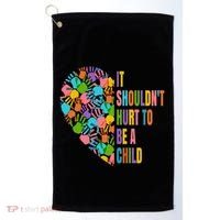 Child Abuse Prevention Month Awareness Cute Gift Funny Gift Golf Towel thumb 0
