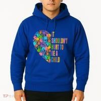 Child Abuse Prevention Month Awareness Cute Gift Funny Gift Hoodie thumb 2