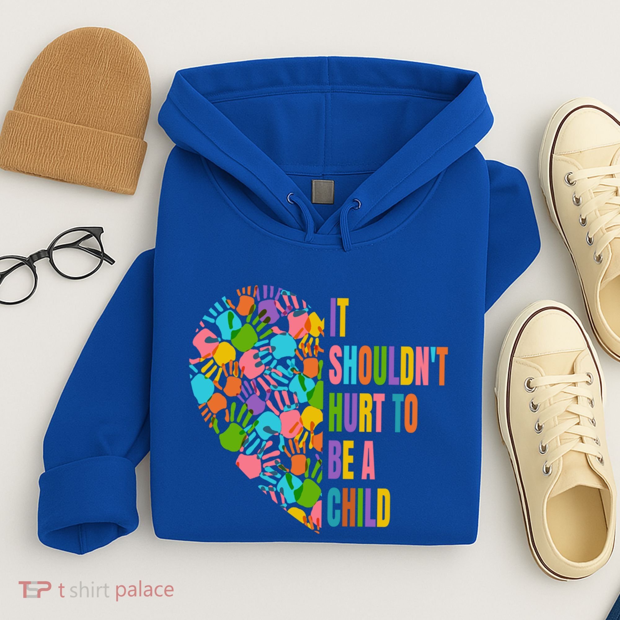 Child Abuse Prevention Month Awareness Cute Gift Funny Gift Hoodie