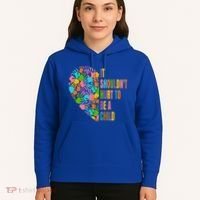 Child Abuse Prevention Month Awareness Cute Gift Funny Gift Hoodie thumb 5