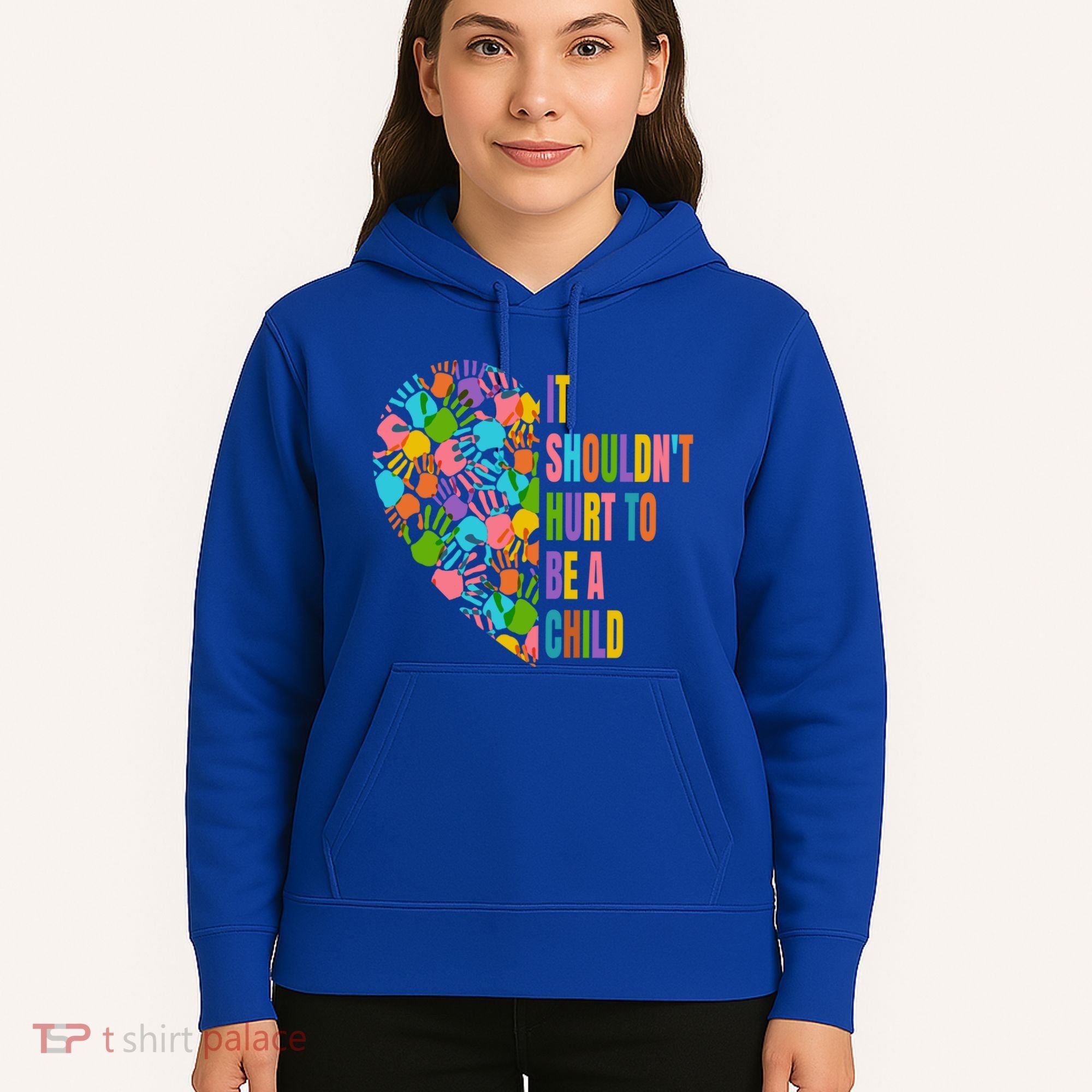 Child Abuse Prevention Month Awareness Cute Gift Funny Gift Hoodie
