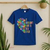 Child Abuse Prevention Month Awareness Cute Gift Funny Gift T-Shirt thumb 2