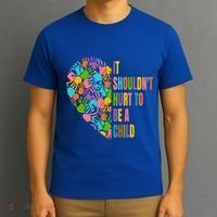 Child Abuse Prevention Month Awareness Cute Gift Funny Gift T-Shirt thumb 3