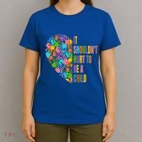 Child Abuse Prevention Month Awareness Cute Gift Funny Gift T-Shirt thumb 4