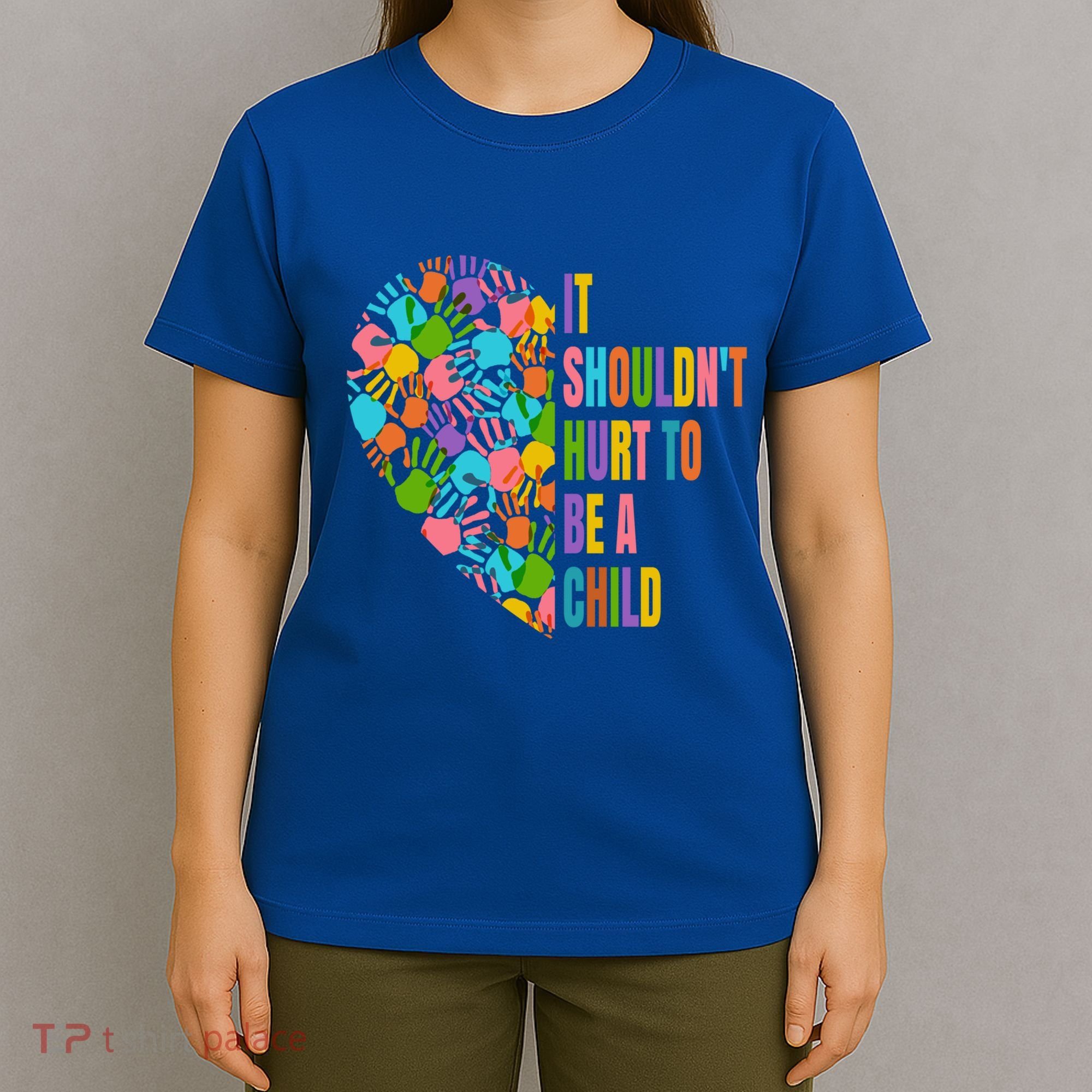 Child Abuse Prevention Month Awareness Cute Gift Funny Gift T-Shirt