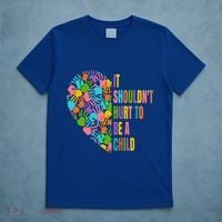 Child Abuse Prevention Month Awareness Cute Gift Funny Gift T-Shirt thumb 5