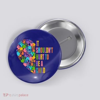 Child Abuse Prevention Month Awareness Cute Gift Funny Gift Button