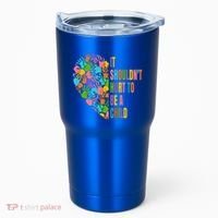 Child Abuse Prevention Month Awareness Cute Gift Funny Gift Tumbler thumb 0