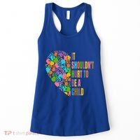 Child Abuse Prevention Month Awareness Cute Gift Funny Gift Women's Tank Top thumb 0