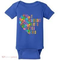Child Abuse Prevention Month Awareness Cute Gift Funny Gift Baby Bodysuit thumb 0