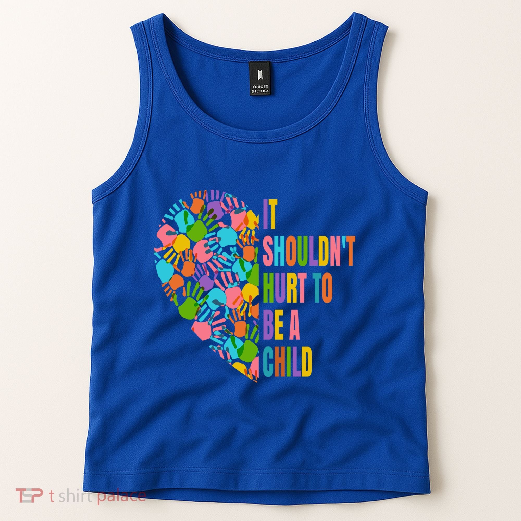 Child Abuse Prevention Month Awareness Cute Gift Funny Gift Tank Top